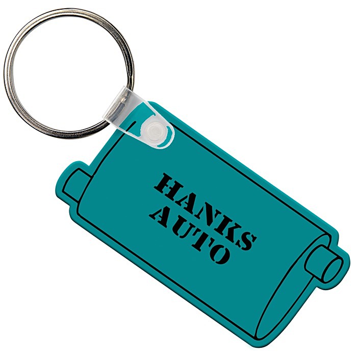 Custom Muffler Soft Keychain - Opaque