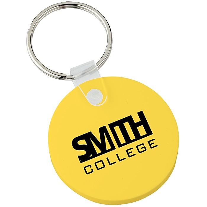 Custom Small Round Soft Keychain - Opaque