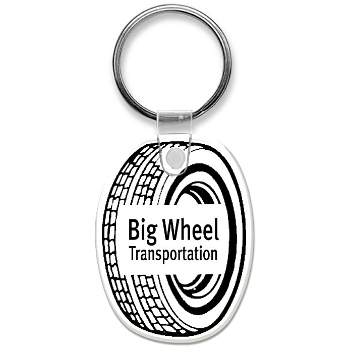 Custom Tire Soft Keychain - Opaque