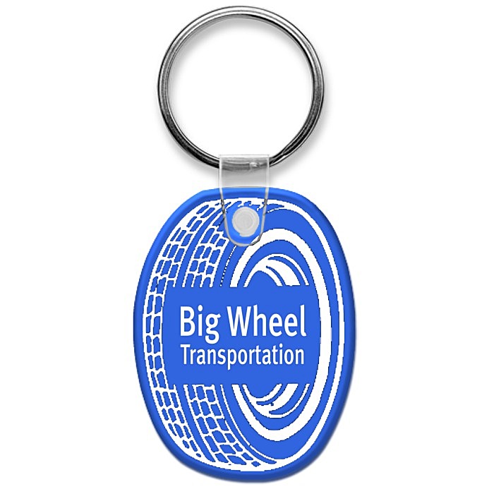 Custom Tire Soft Keychain - Opaque