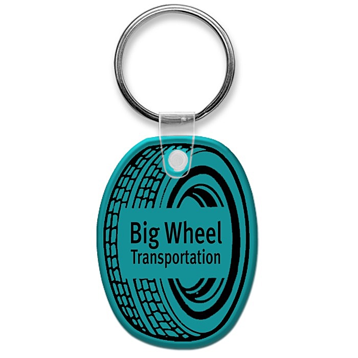 Custom Tire Soft Keychain - Opaque