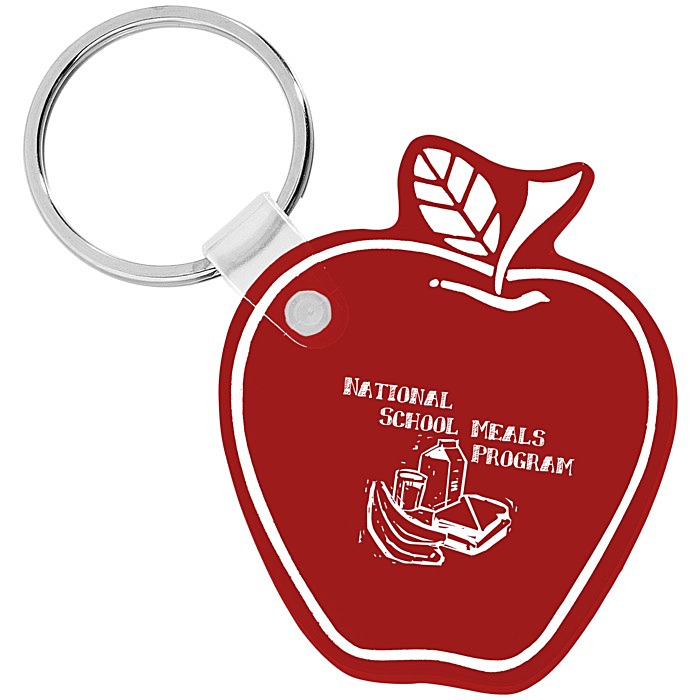 Custom Apple Soft Keychain - Opaque