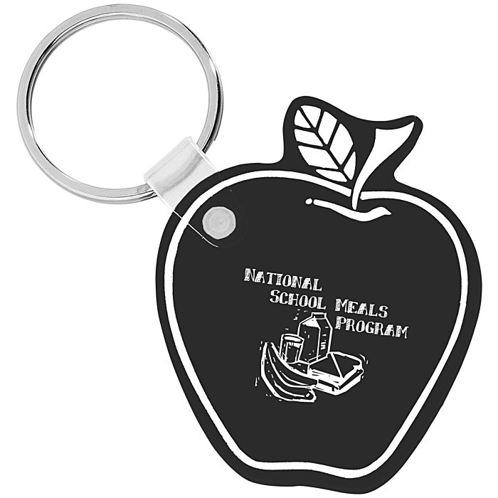 Custom Apple Soft Keychain - Opaque