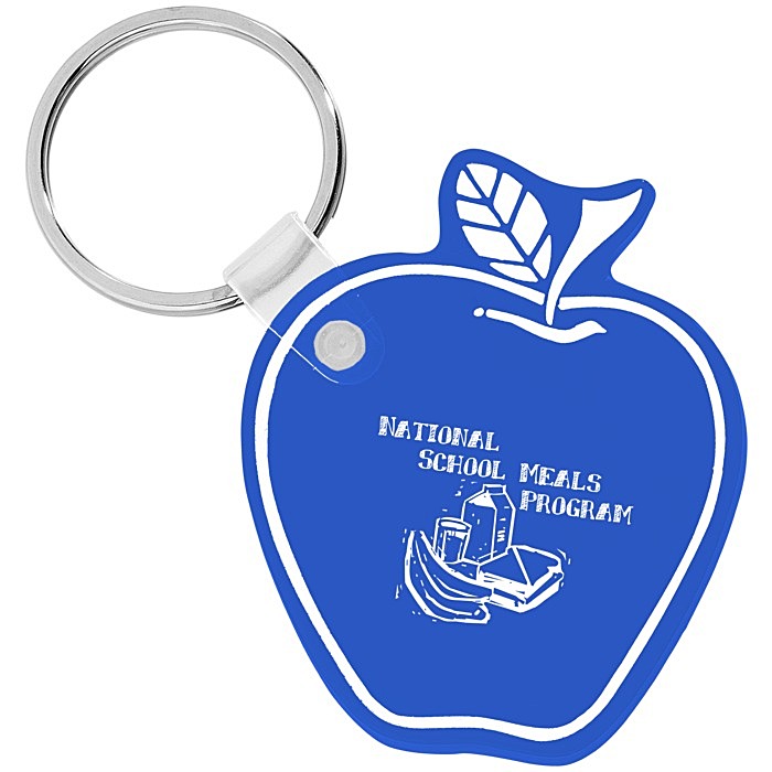 Custom Apple Soft Keychain - Opaque