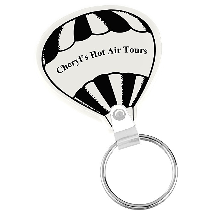 Custom Air Balloon Soft Keychain - Opaque
