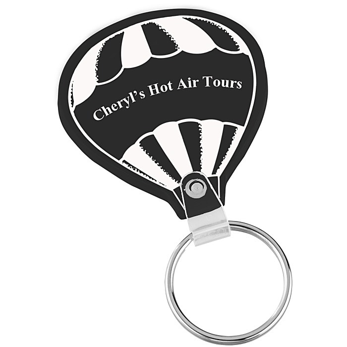 Custom Air Balloon Soft Keychain - Opaque