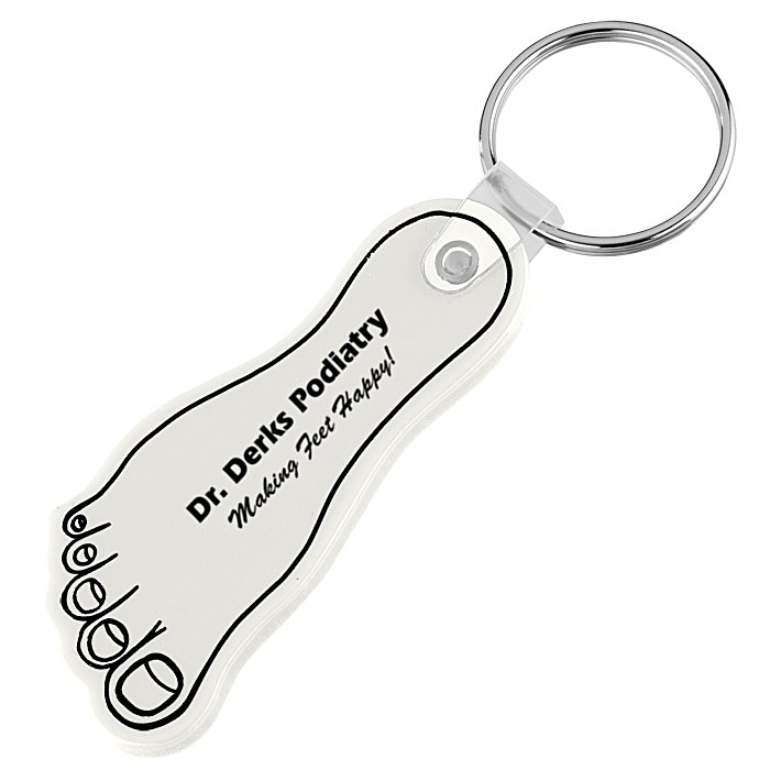 Custom Foot Soft Keychain - Opaque