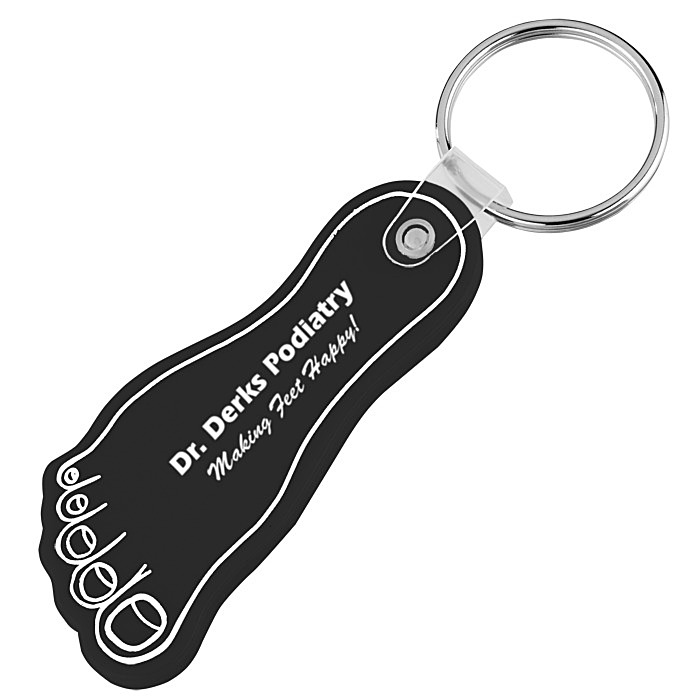 Custom Foot Soft Keychain - Opaque