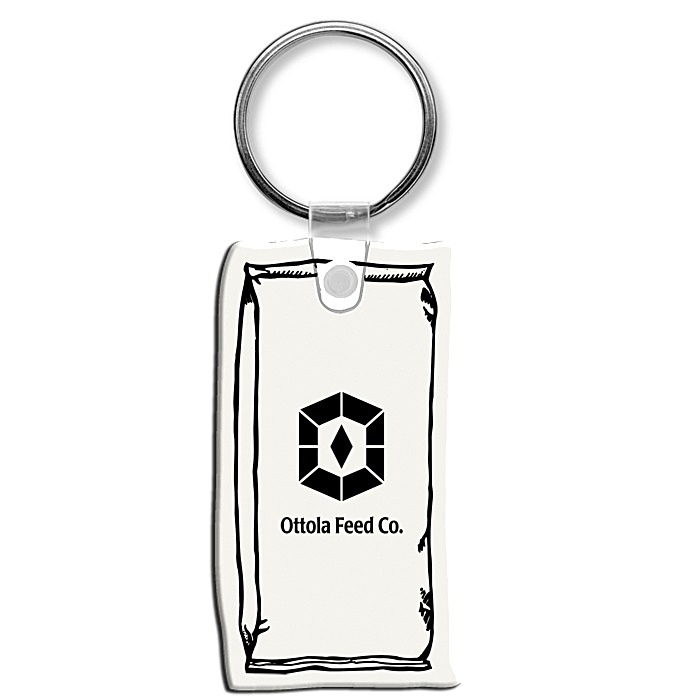 Custom Feed Bag Soft Keychain - Opaque
