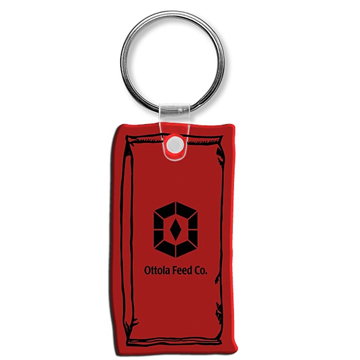 Custom Feed Bag Soft Keychain - Opaque