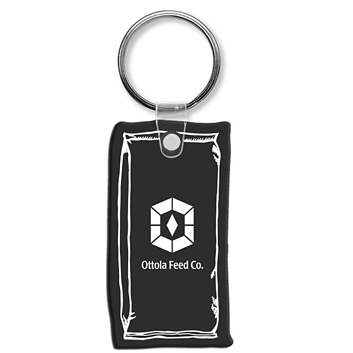 Custom Feed Bag Soft Keychain - Opaque