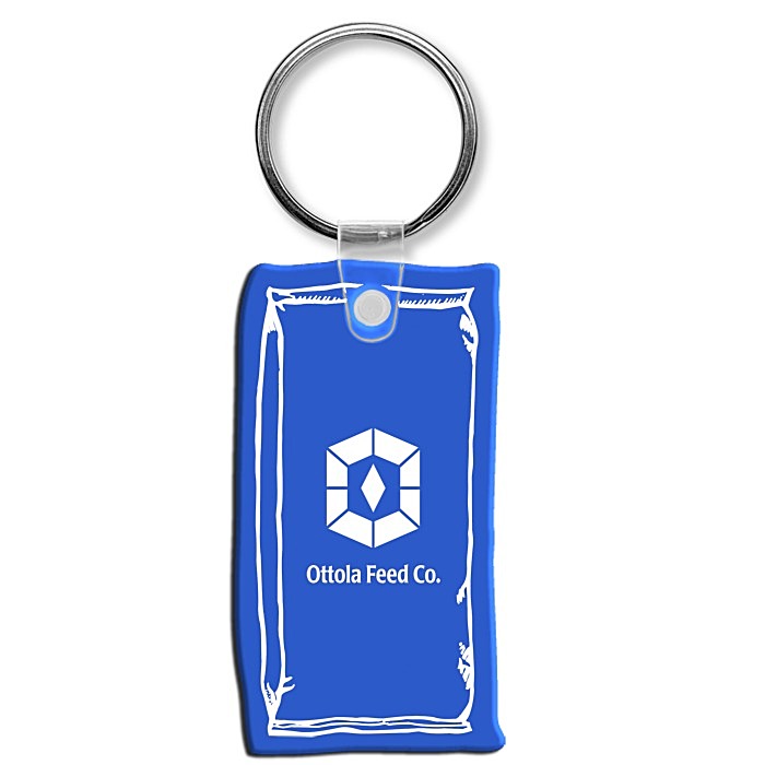 Custom Feed Bag Soft Keychain - Opaque