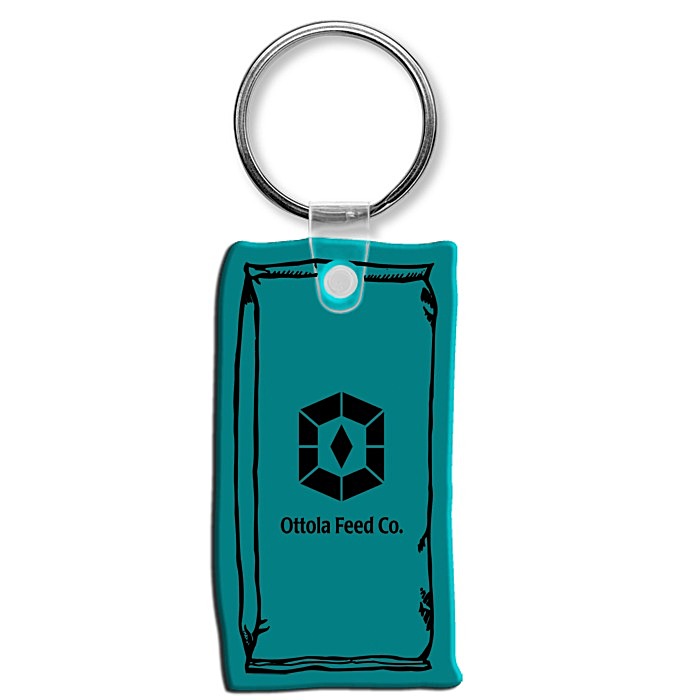 Custom Feed Bag Soft Keychain - Opaque