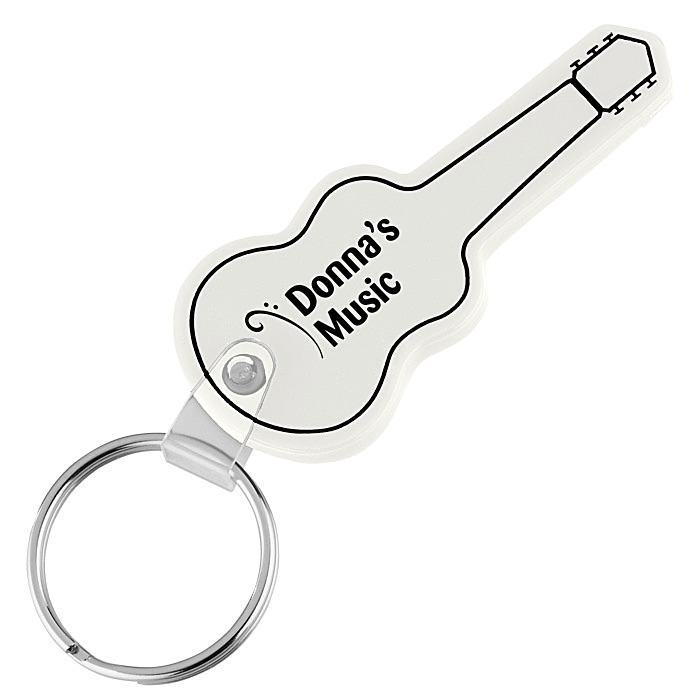 Custom Guitar Soft Keychain - Opaque