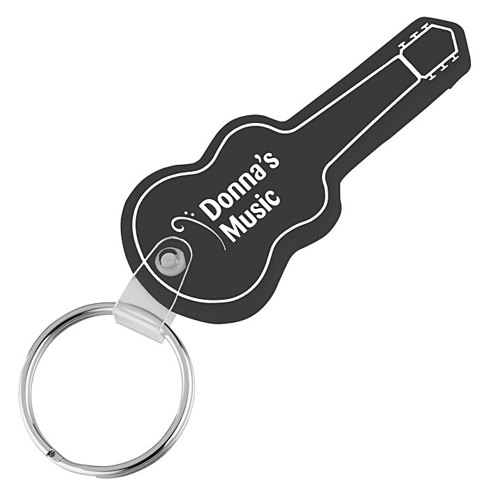 Custom Guitar Soft Keychain - Opaque