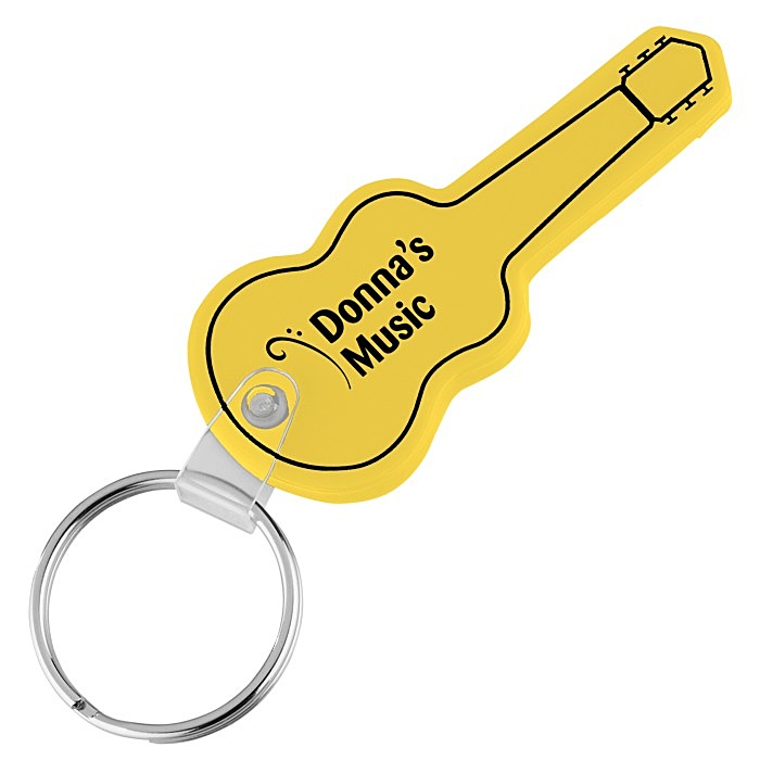 Custom Guitar Soft Keychain - Opaque