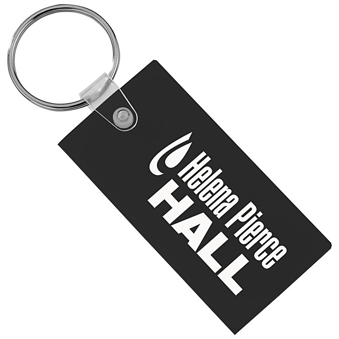 Custom Large Rectangle Soft Keychain - Opaque