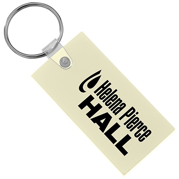 Custom Large Rectangle Soft Keychain - Opaque