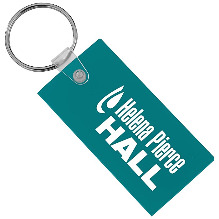 Custom Large Rectangle Soft Keychain - Opaque