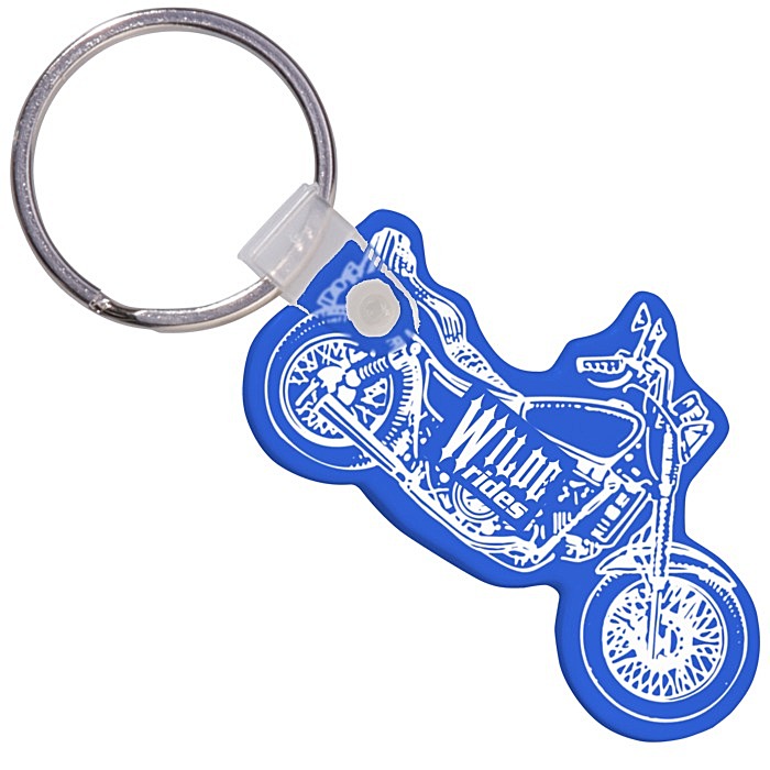 Custom Motorcycle Soft Keychain - Opaque