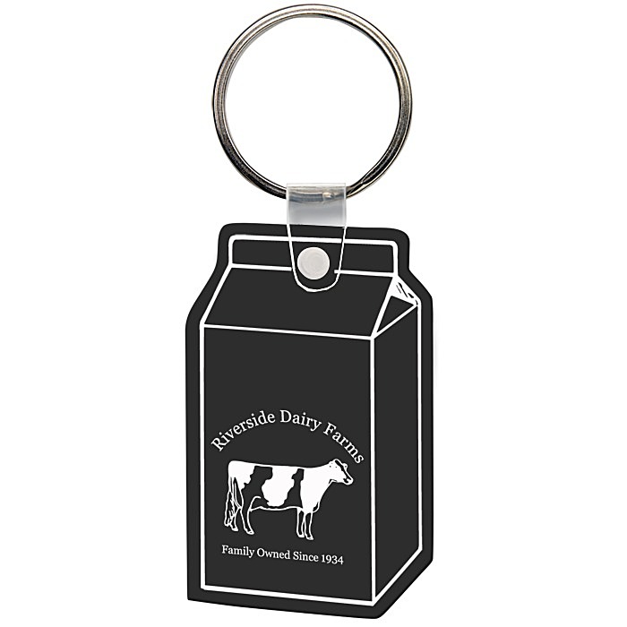 Custom Milk Carton Soft Keychain - Opaque
