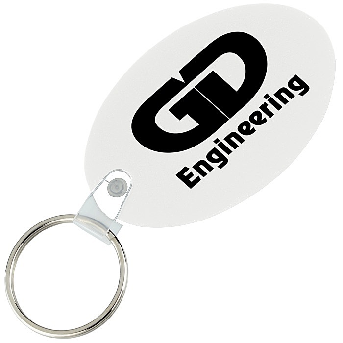 Custom Oval Soft Keychain - Opaque