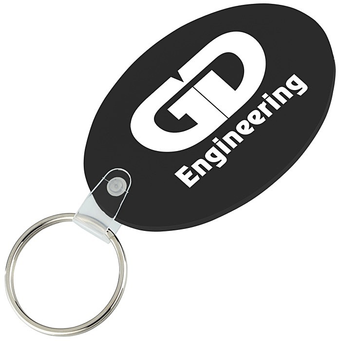 Custom Oval Soft Keychain - Opaque