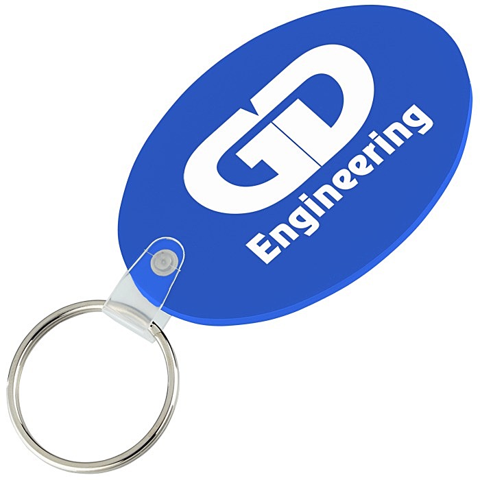Custom Oval Soft Keychain - Opaque