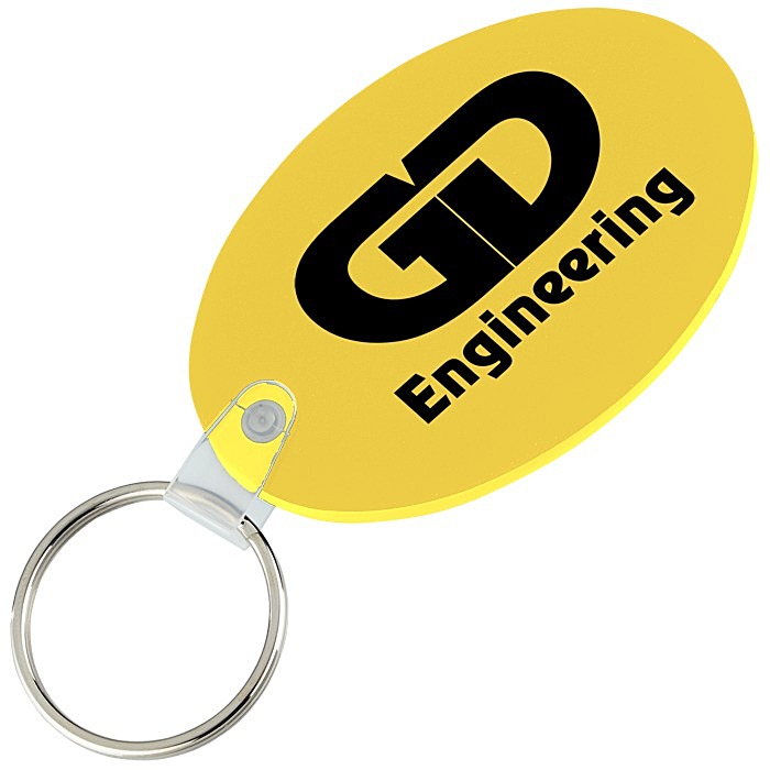 Custom Oval Soft Keychain - Opaque