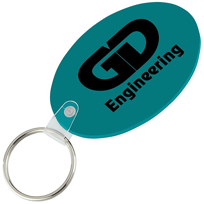 Custom Oval Soft Keychain - Opaque