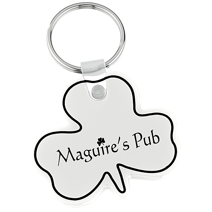 Custom Shamrock Soft Keychain - Opaque