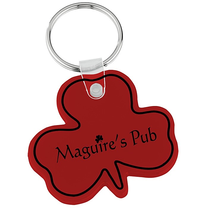 Custom Shamrock Soft Keychain - Opaque