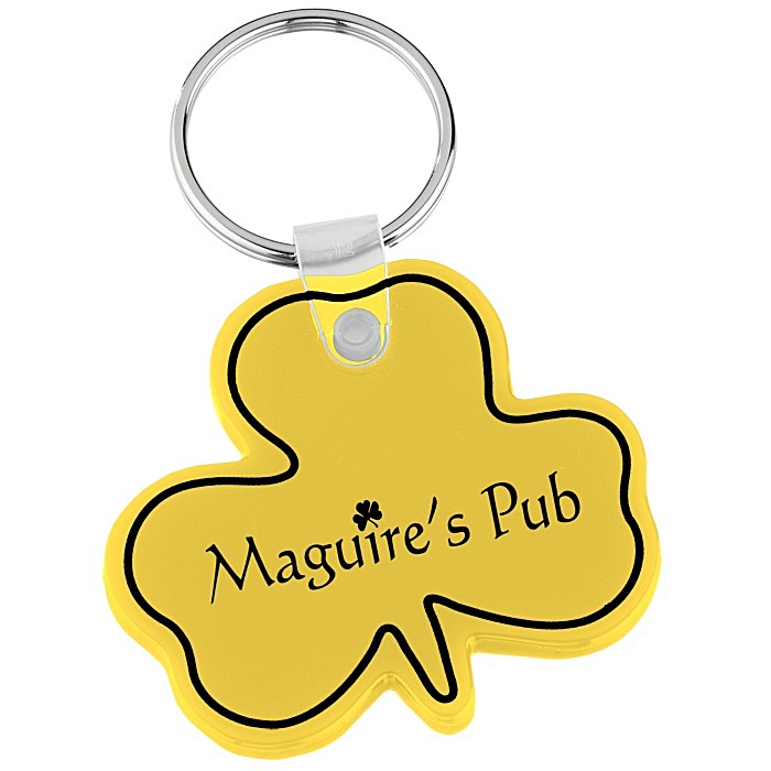 Custom Shamrock Soft Keychain - Opaque