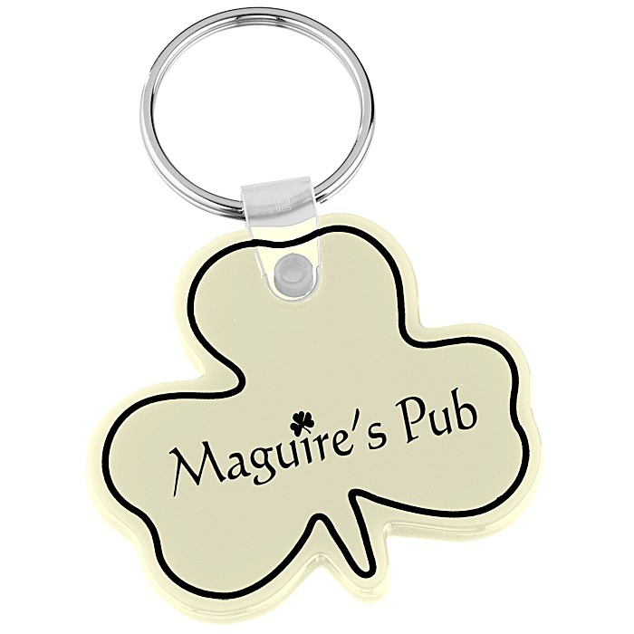 Custom Shamrock Soft Keychain - Opaque