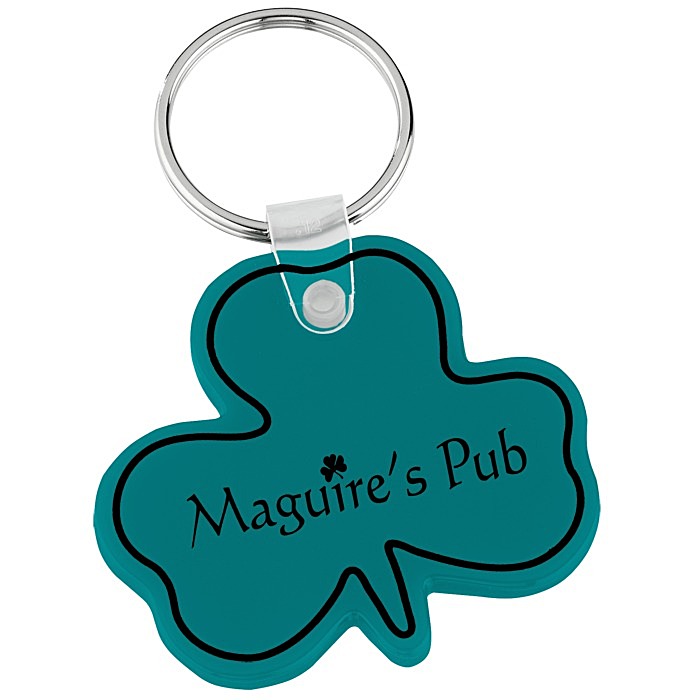 Custom Shamrock Soft Keychain - Opaque