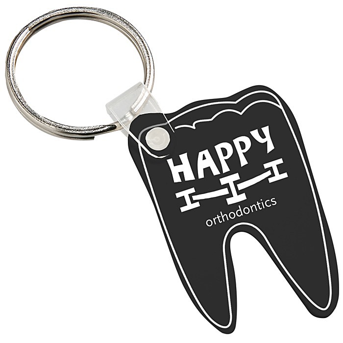Custom Tooth Soft Keychain - Opaque