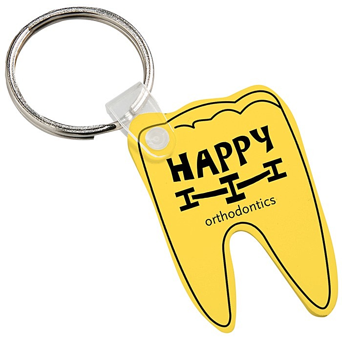 Custom Tooth Soft Keychain - Opaque