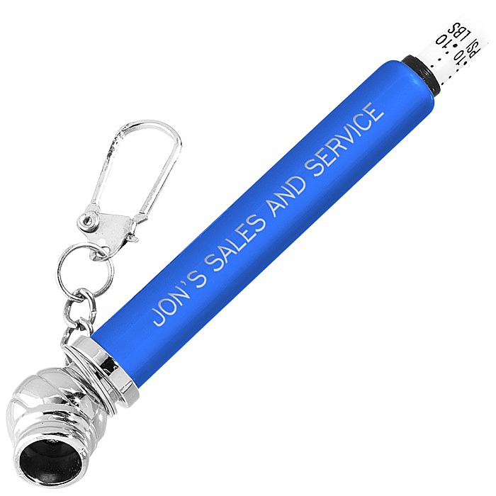 Custom Mini Tire Gauge with Keychain