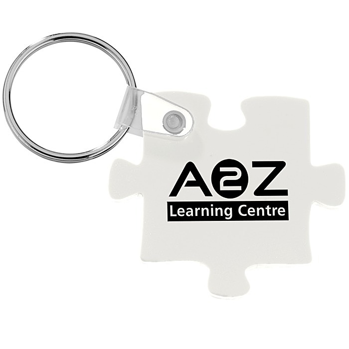 Custom Puzzle Soft Keychain - Opaque
