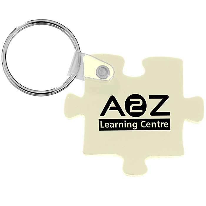 Custom Puzzle Soft Keychain - Opaque