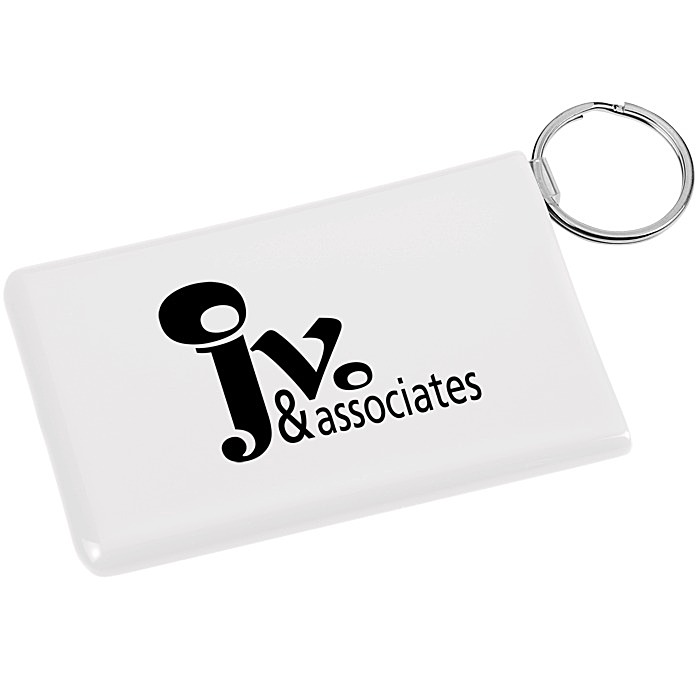 Custom Card Keeper with Keychain - Opaque