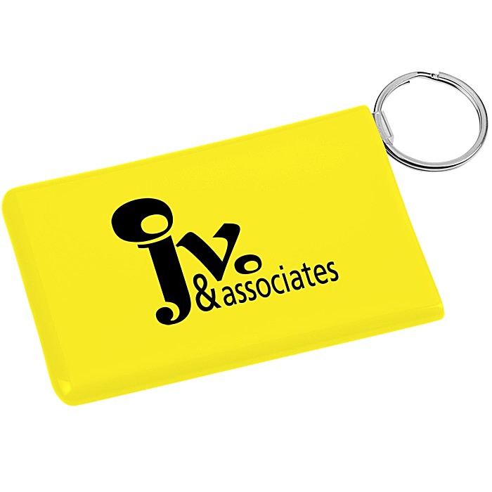 Custom Card Keeper with Keychain - Opaque