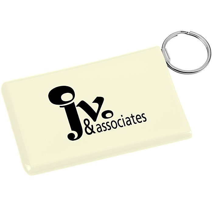 Custom Card Keeper with Keychain - Opaque