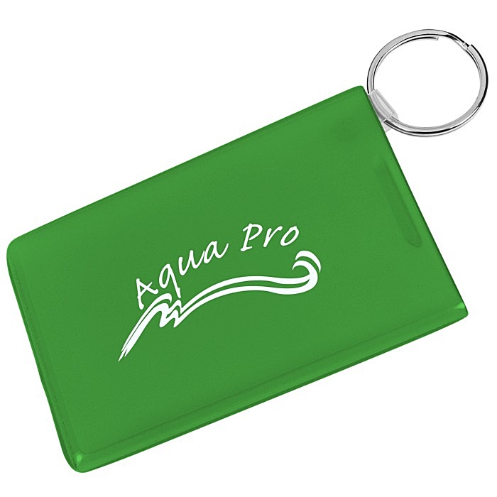 Custom Card Keeper with Keychain - Translucent