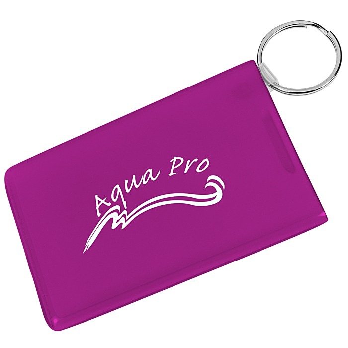 Custom Card Keeper with Keychain - Translucent