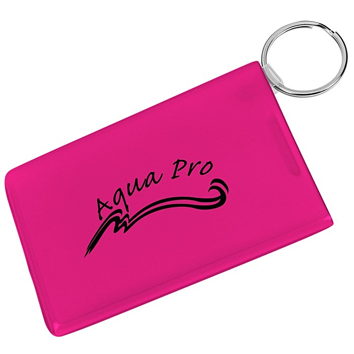 Custom Card Keeper with Keychain - Translucent