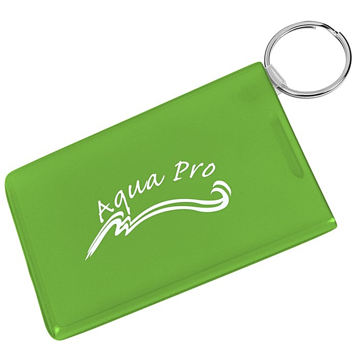 Custom Card Keeper with Keychain - Translucent