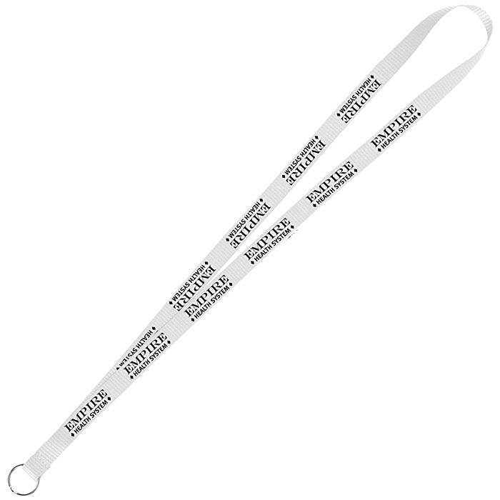 Custom Value Lanyard - 1/2 inch - Metal Split Ring