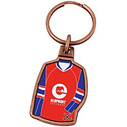 Custom Sports Jersey Metal Keychain - Hockey
