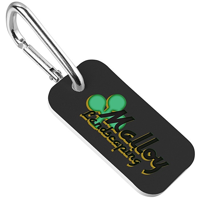 Custom Sof-Color Keychain with Carabiner